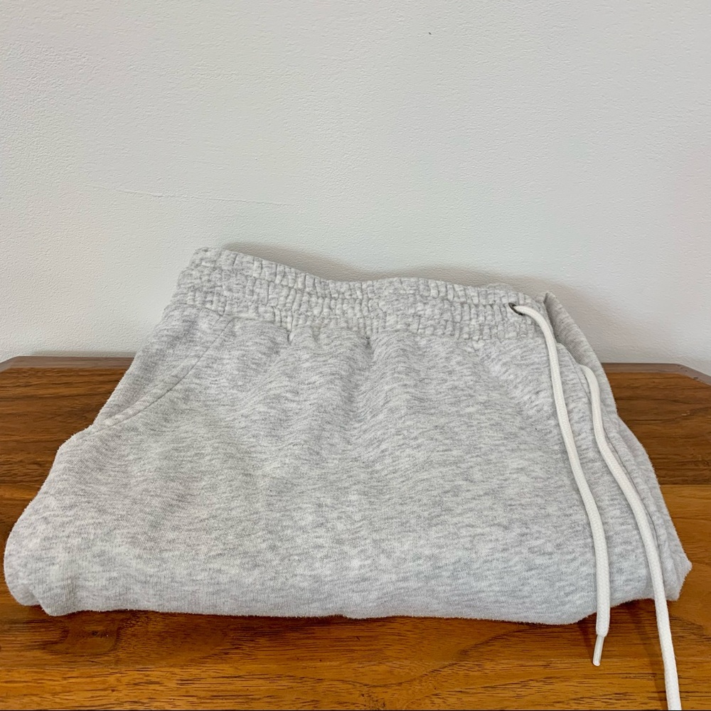 Heather Grey Joggers with Drawstring